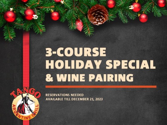 Holiday Special & Wine Pairing
