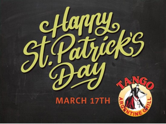Happy Saint Patrick’s Day at Tango