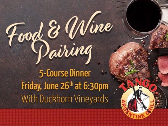 Celebrate 50 Years of Duckhorn Vineyards with a Food & Wine Pairing Dinner at Tango